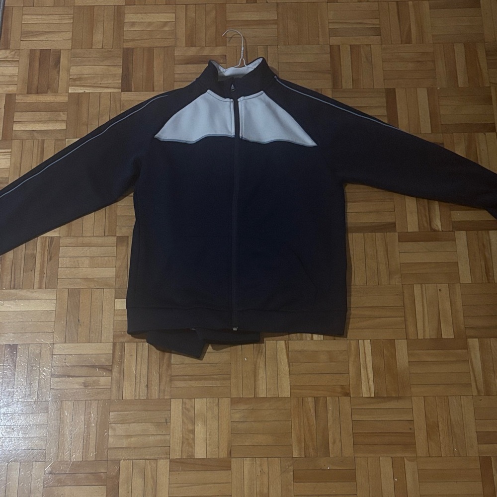 H&M Black and White Windbreaker Jacket and Pants
